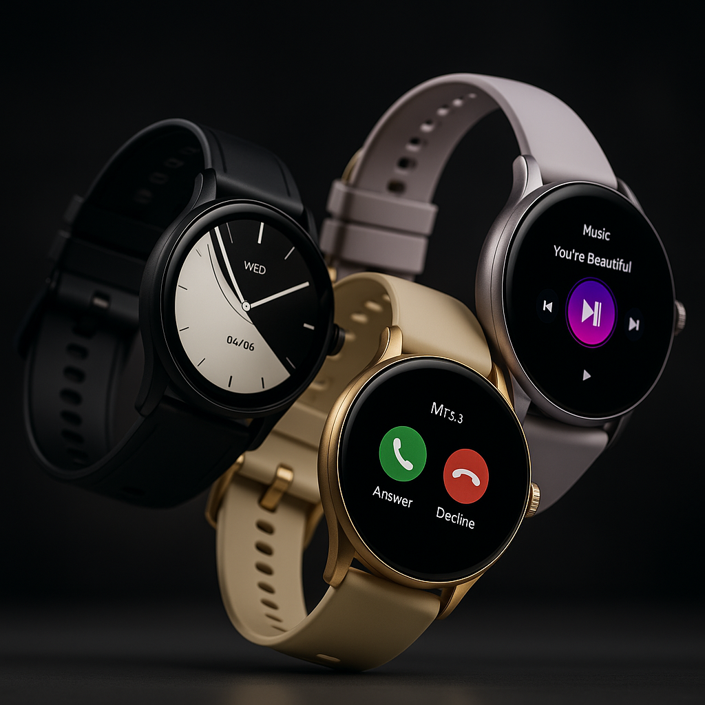 Aziriu Chronix – Premium Smartwatch with Voice Calling, AMOLED Display & Fitness Tracking