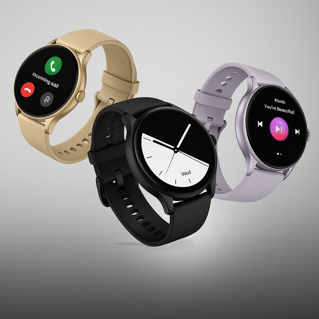 Aziriu Chronix – Premium Smartwatch with Voice Calling, AMOLED Display & Fitness Tracking