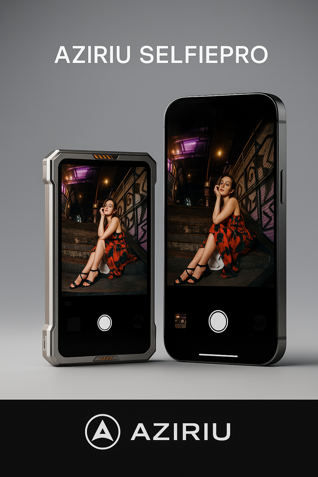 Aziriu SelfiePro – Premium Selfie Accessory with Magnetic Mount, High-Quality Photos, and Video Calls | Portable and Stylish Design